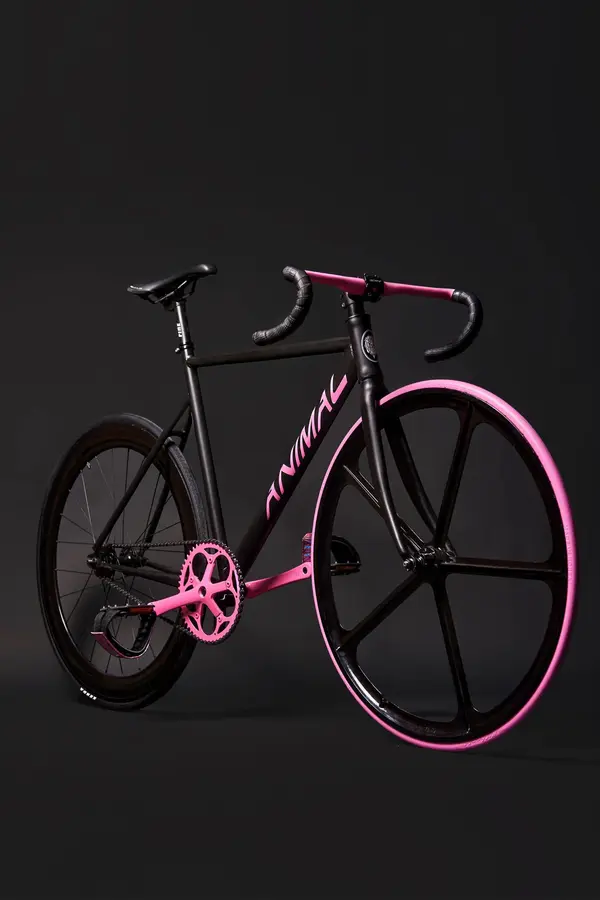Fixie Animal negra y rosa